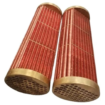 Intercambiador de calor de motor de barco de tubo de cobre